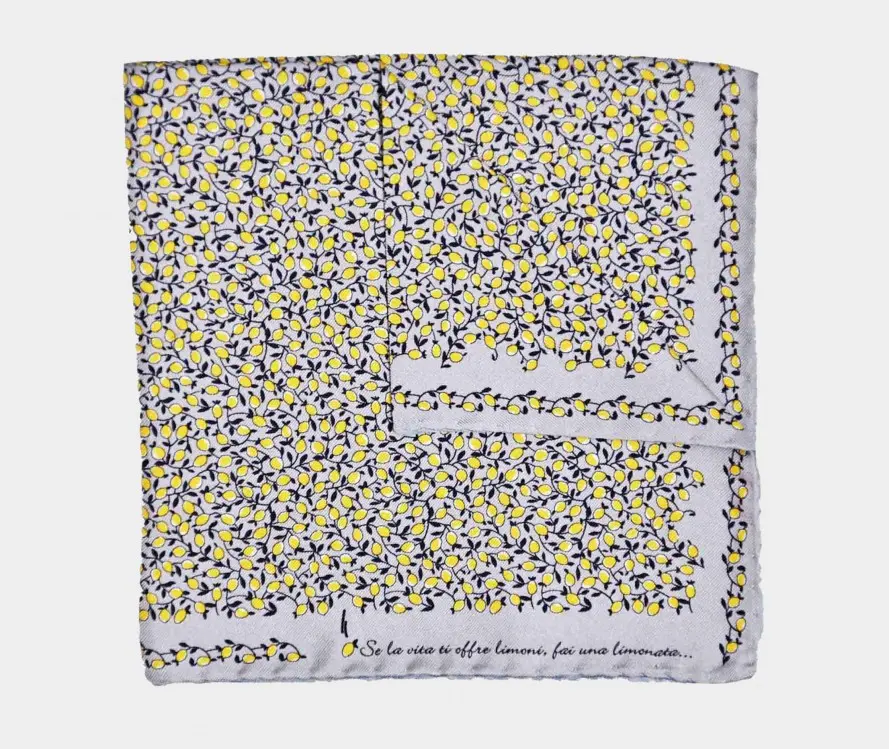 Pochette Fefè in Seta / Bianco