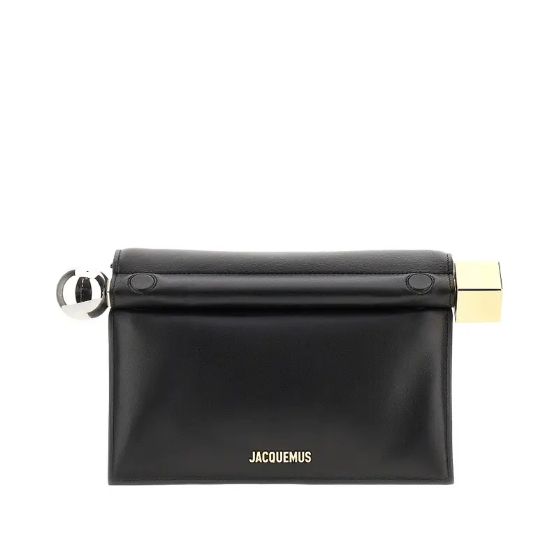 Pochette 'Rond Carré' in nappa