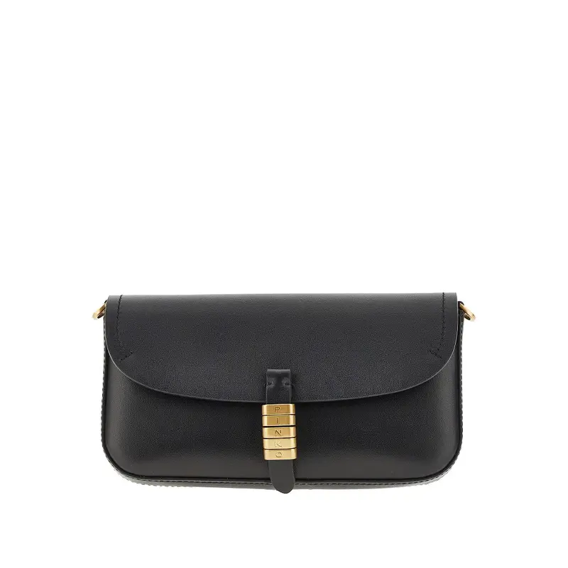 Pochette 'Saddle Flat' in pelle