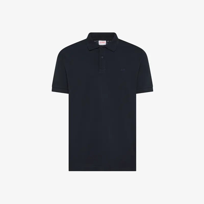 Polo Basic in Cotone / Blu
