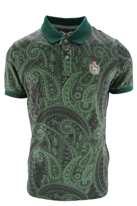 Polo con Stampa e Logo / Verde