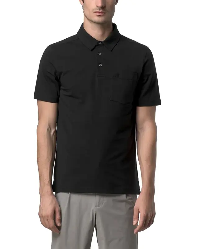 Polo Vanoine Light Stretch jersey nero