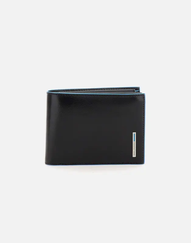 Portafoglio "Blue Square" in pelle