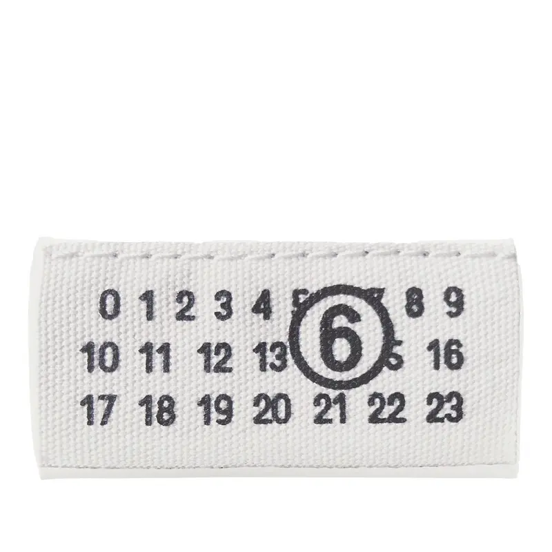 Pouch 'etichetta Numeric' in pelle sintetica