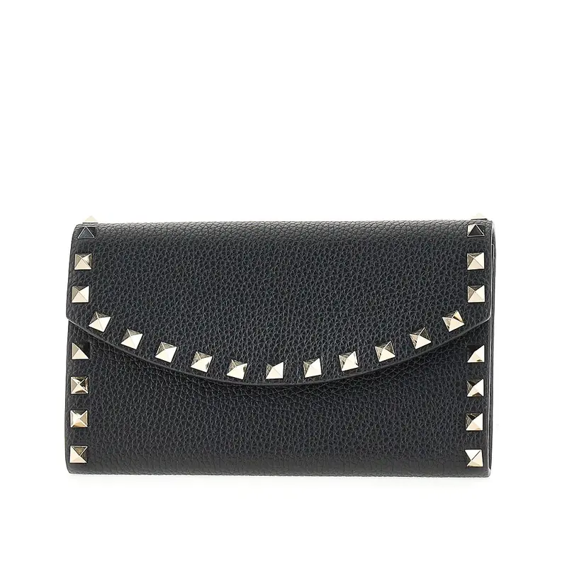 Pouch portafoglio 'Rockstud' in pelle
