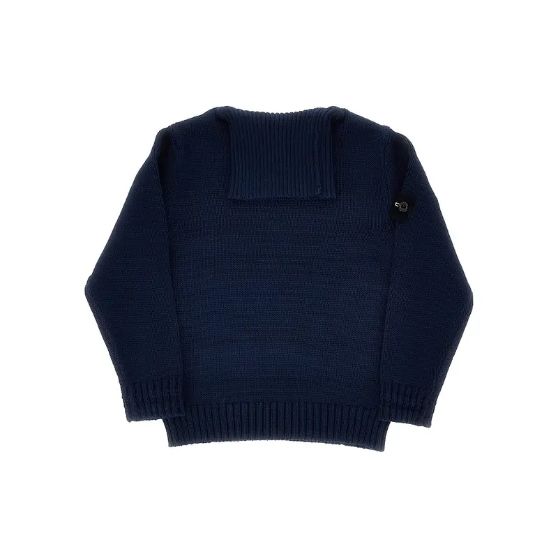 Pullover a collo alto in cotone