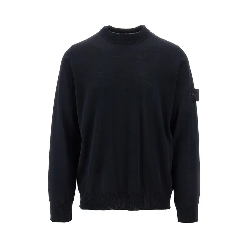 Pullover girocollo in lana 'Ghost'