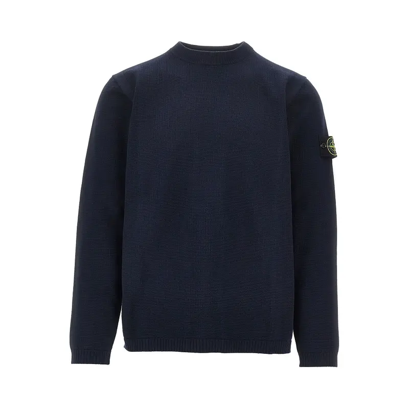 Pullover in cotone a punto micro