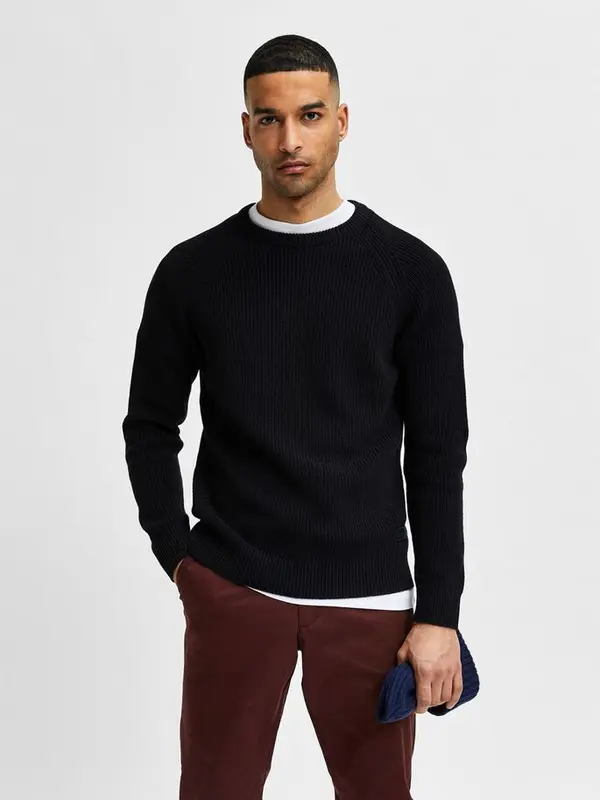 Pullover Selected Tramato / Nero