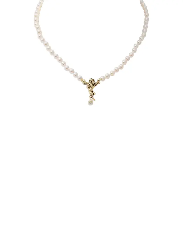 "Putti Pearl Necklace"