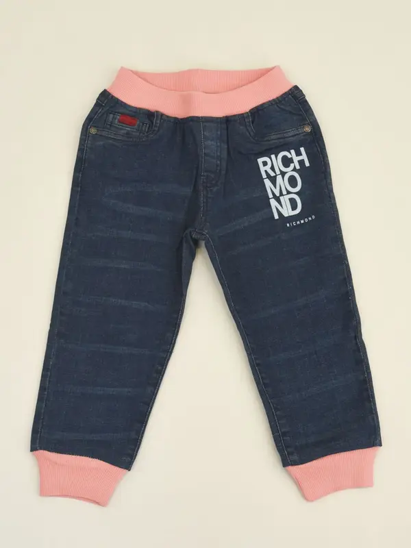 Richmond Jeans con Elastico e Stampa Logo