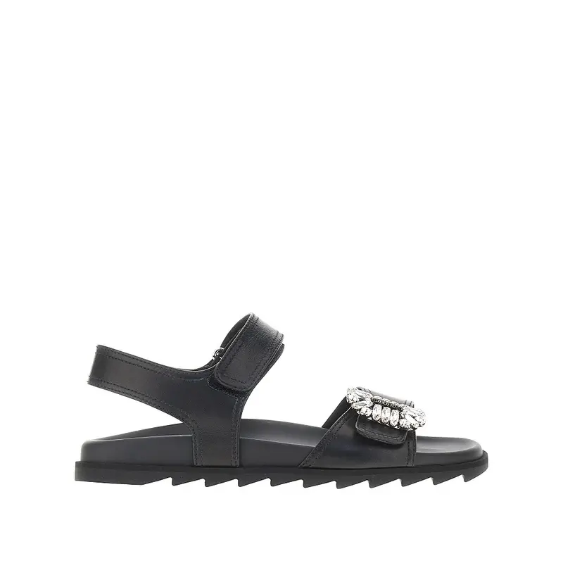 Sandali Viv Strass in pelle