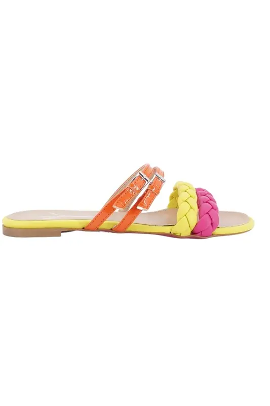 Sandalo Manila Grace in Pelle / Multicolor