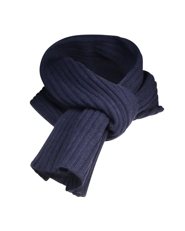 Sciarpa cashmere blu