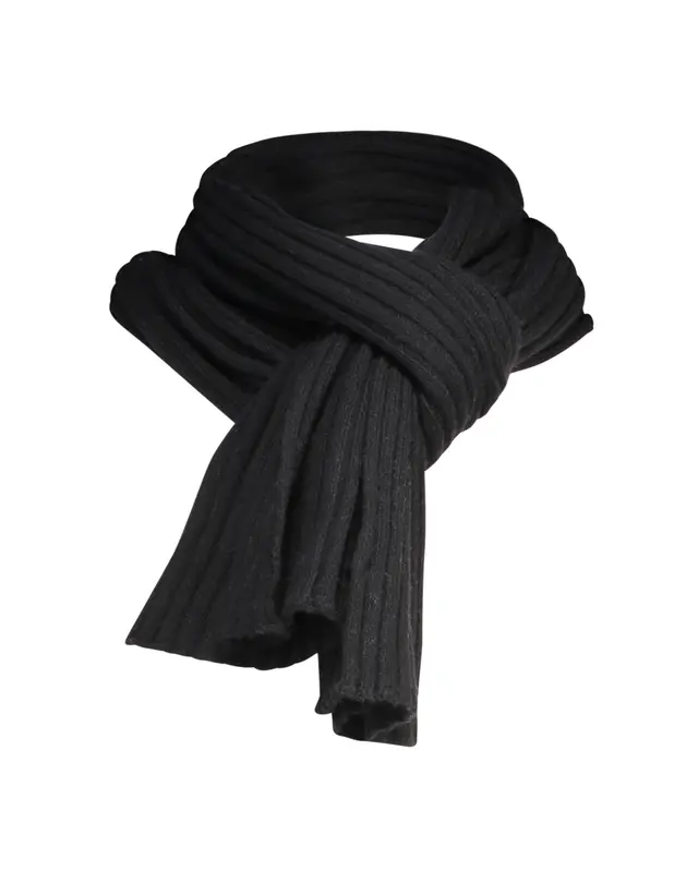 Sciarpa cashmere nera