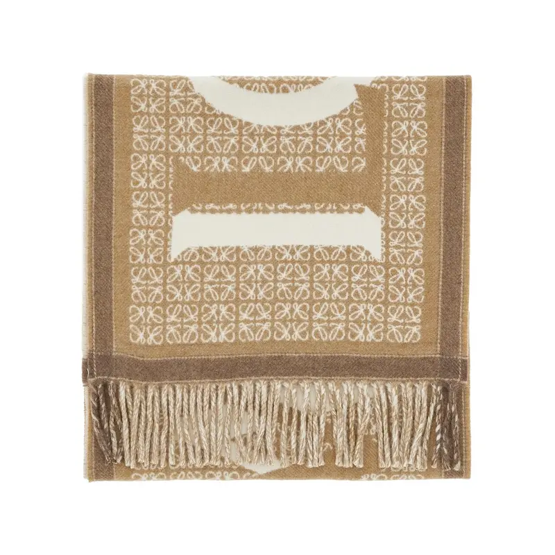 Sciarpa in lana e cachemire 'LOEWE Love'