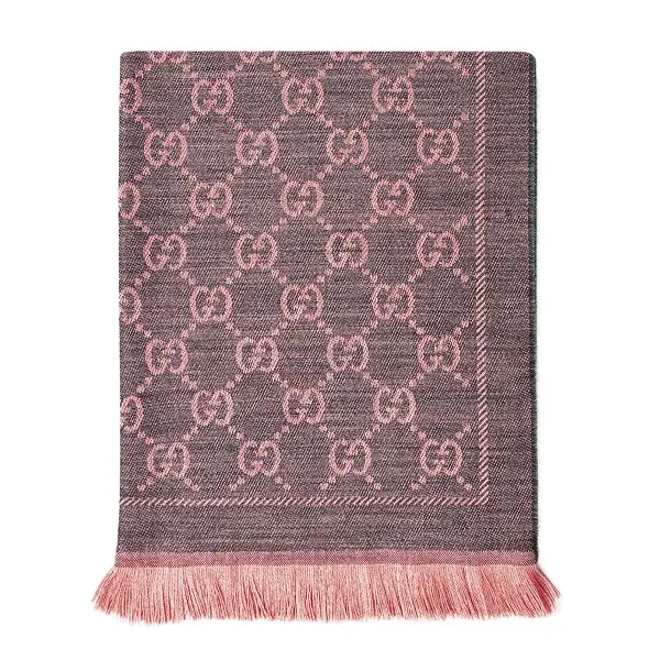 Sciarpa in lana jacquard GG