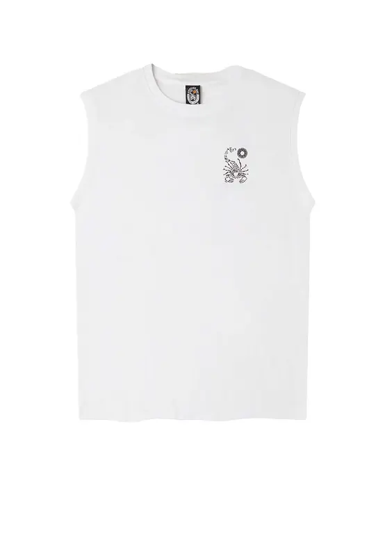 Scorpion bay T-shirt Bianco Artwork Luminescent