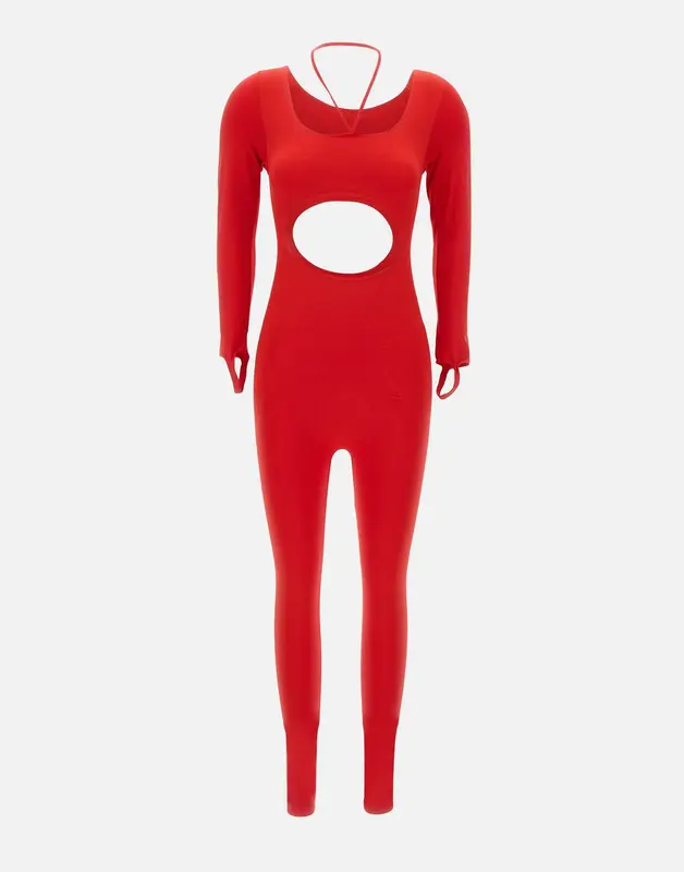 "Sculpting jersey jumpsuit"