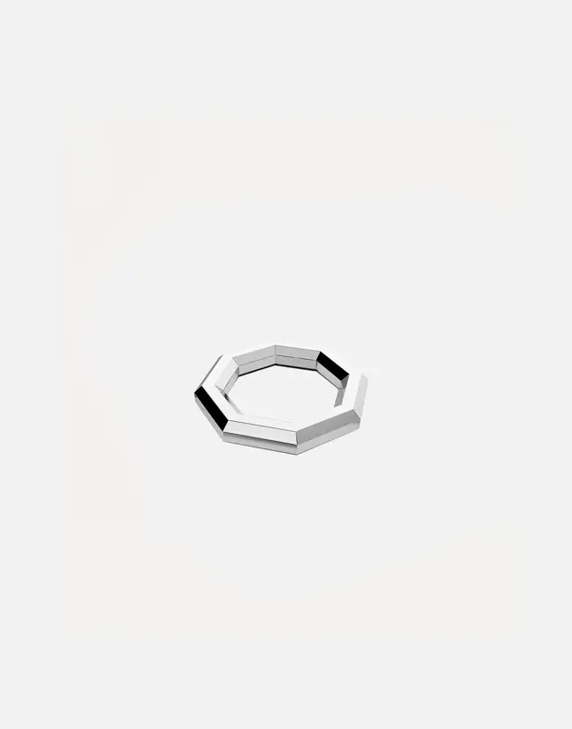 "Sculptor's Octagon Ring"