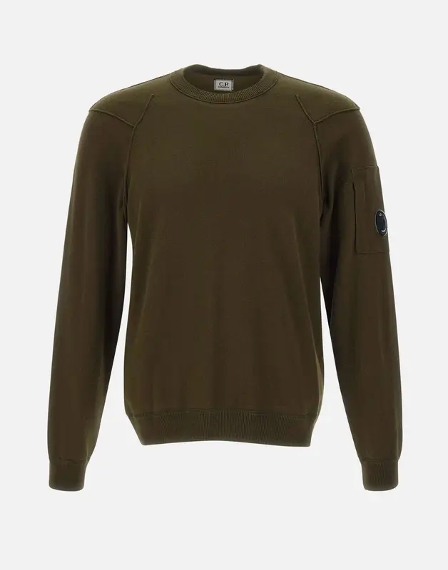 "Sea Island Crewneck Lens Knit"
