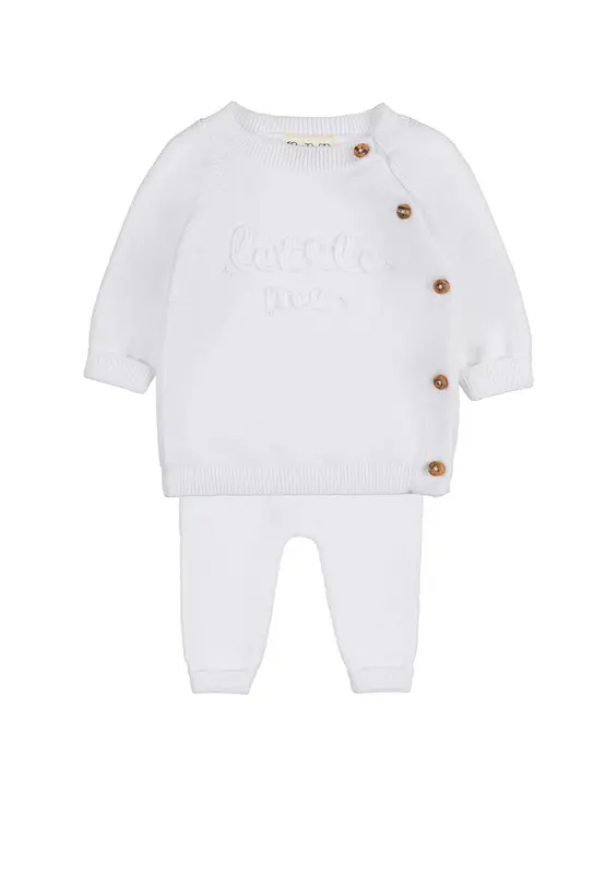set 2 pezzi little me bianco