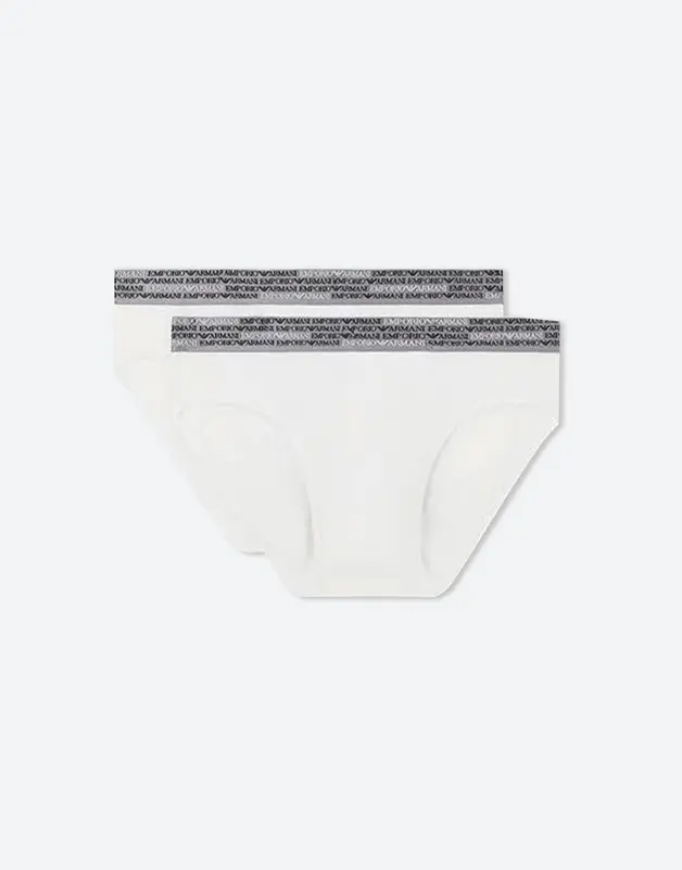 Set due slip in cotone organico stretch