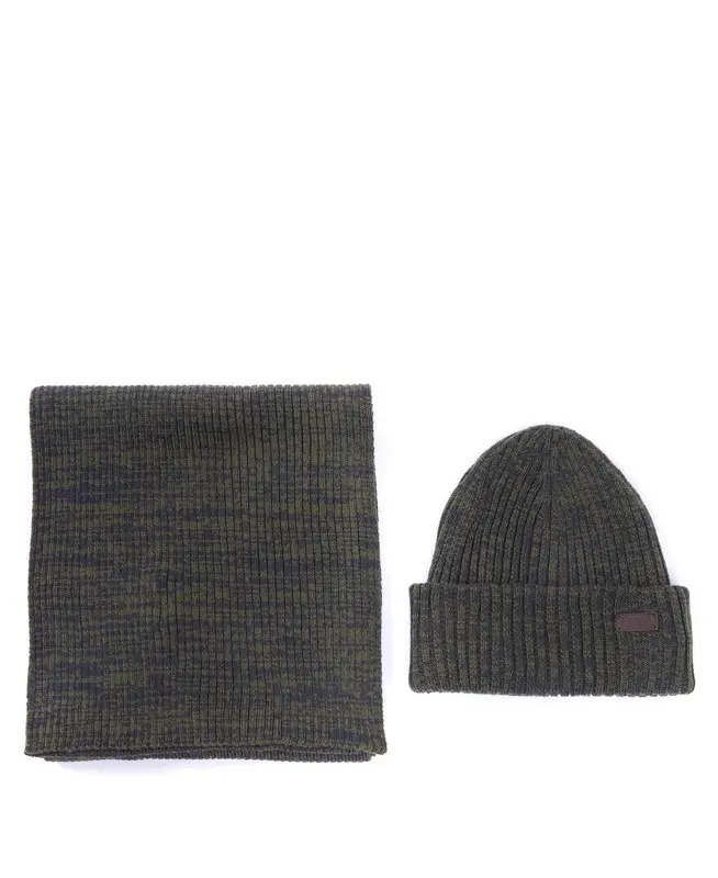 Set Regalo Sciarpa e Cappello / Verde