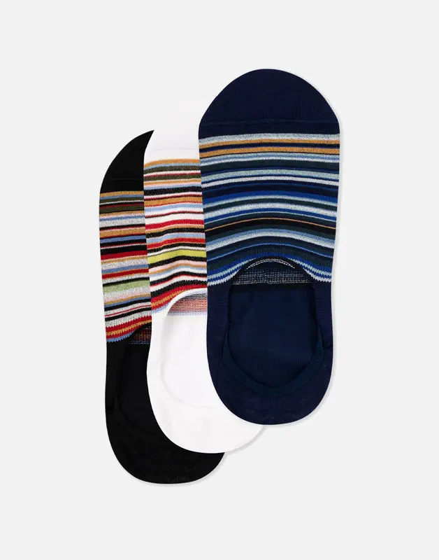Set tre calze "Signature Stripe"
