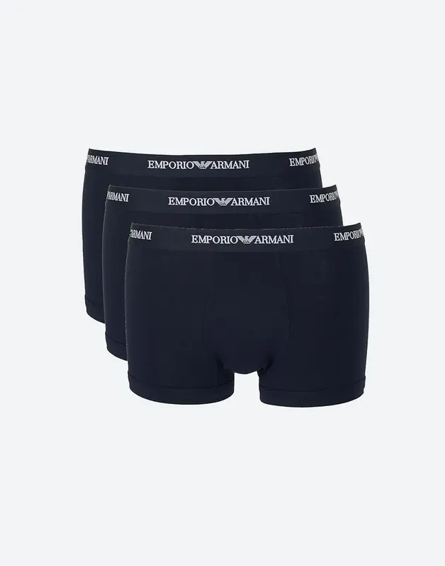 Set tre pack boxer in cotone stretch
