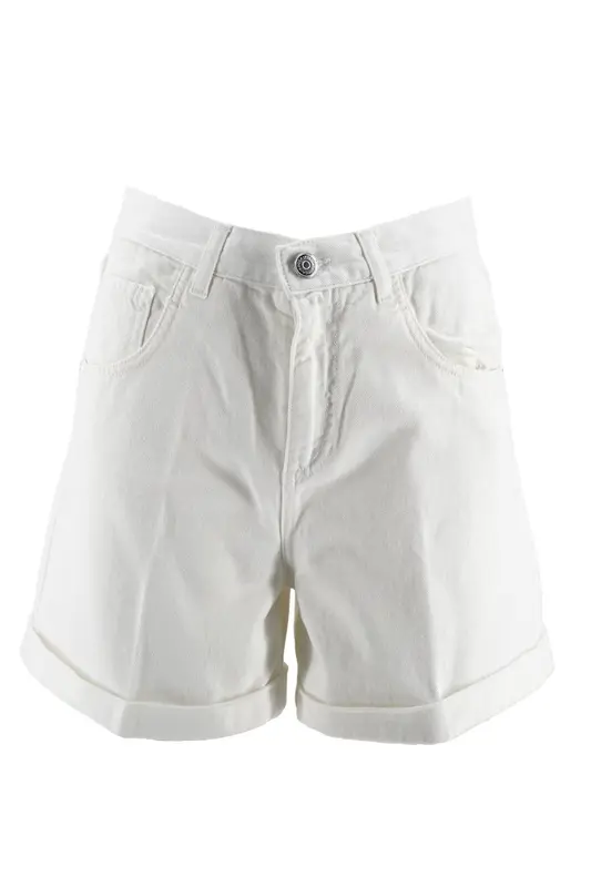 Short Kocca in Denim / Bianco