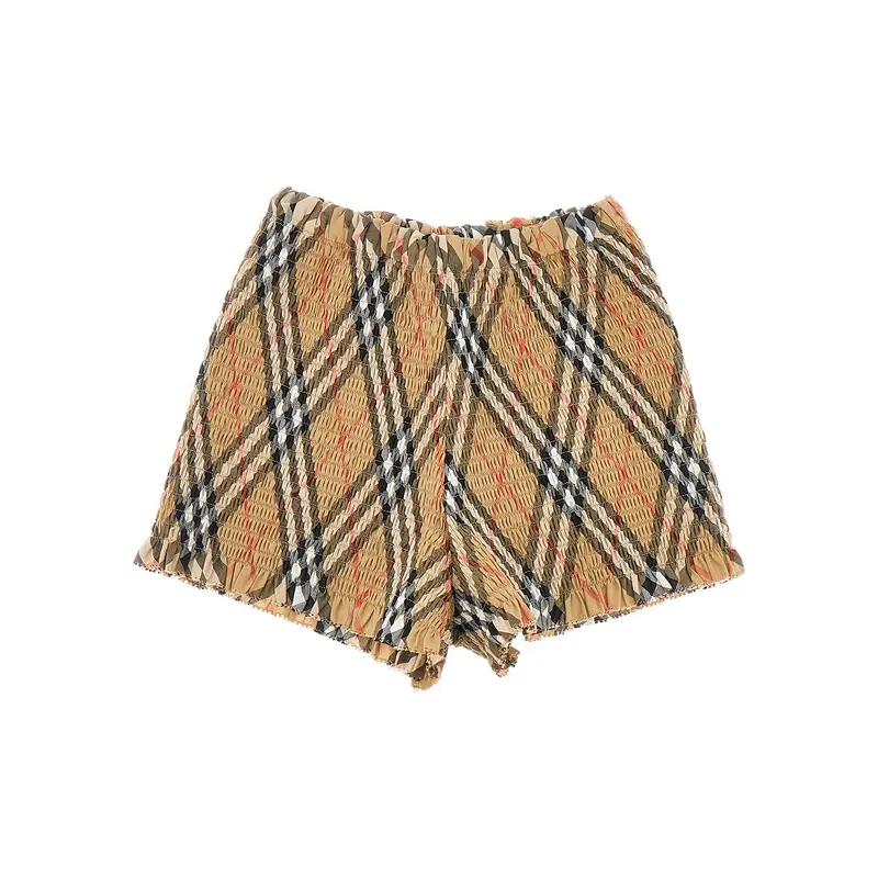 Shorts Check in punto smock