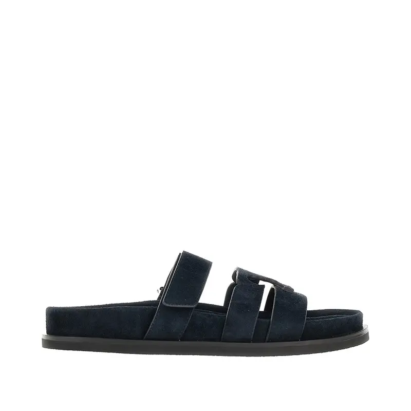 Slides 'Ines' in pelle scamosciata