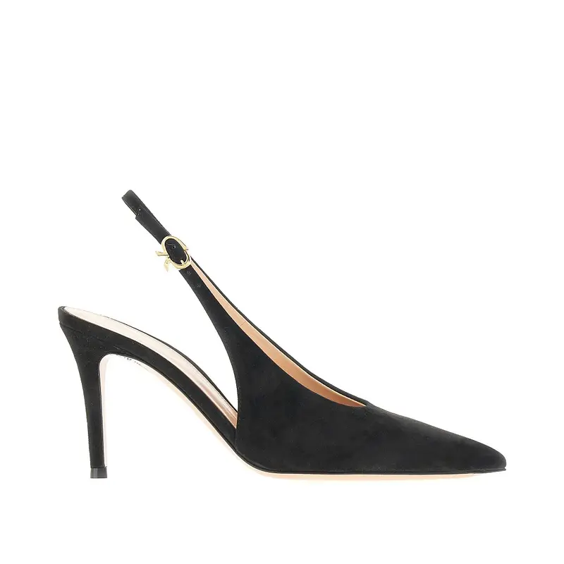 Slingback in pelle scamosciata 'Robbie'