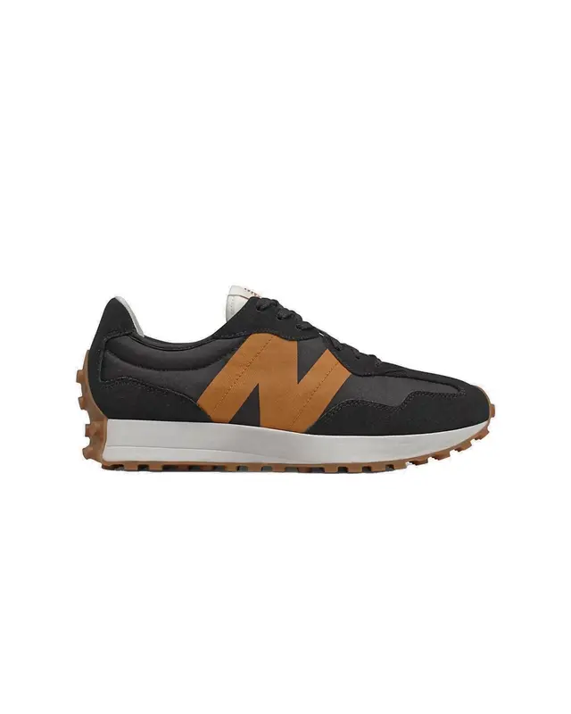 Sneaker 327 Lifestyle nera arancione