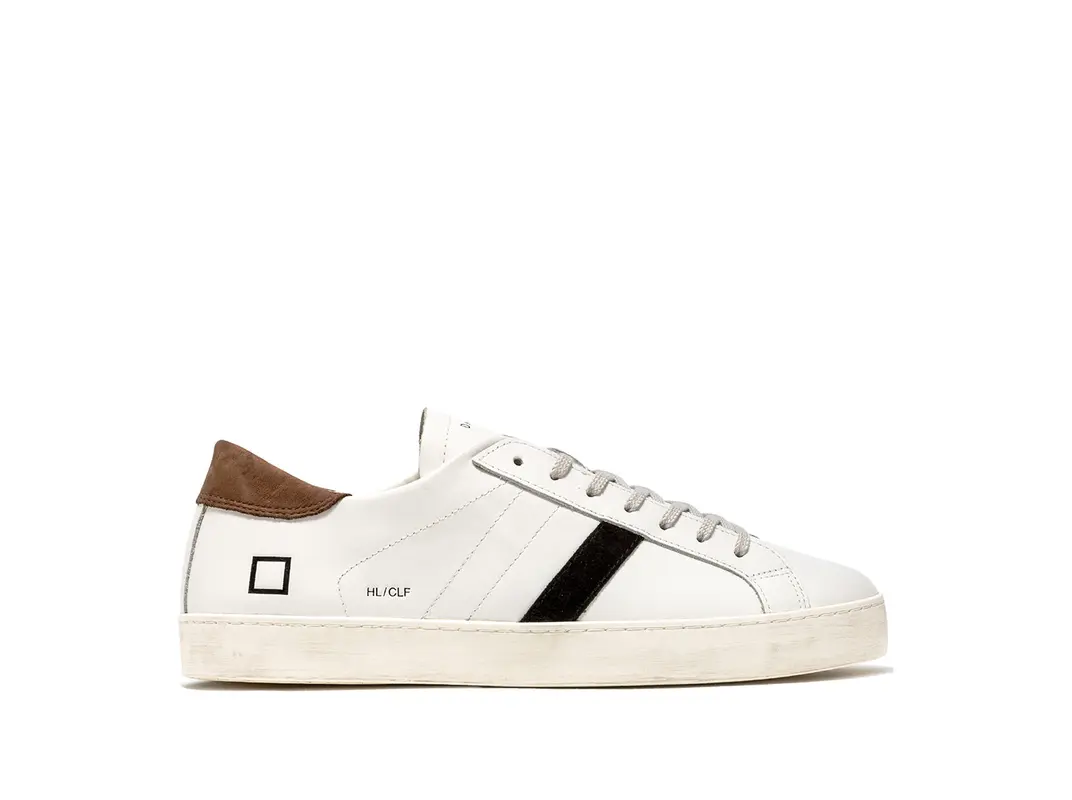 Sneaker Bassa Hill Low Calf / Bianco