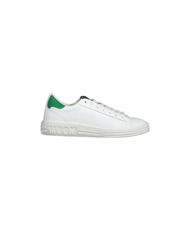 Sneaker bianca e verde