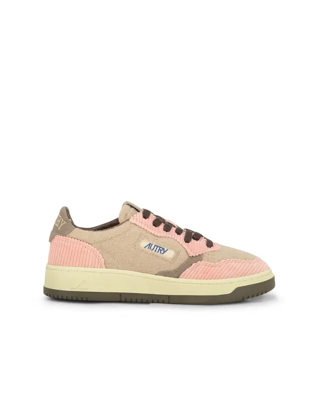 Sneaker Medalist Low suede rosa beige