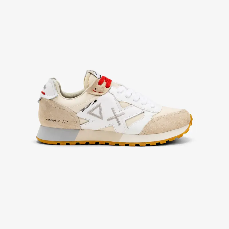Sneaker Sun68 Uncle Jaki / Bianco