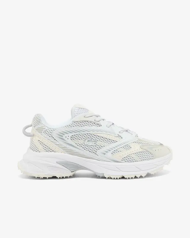 Sneakers Neo Shot in Mesh e Nabuk / Bianco