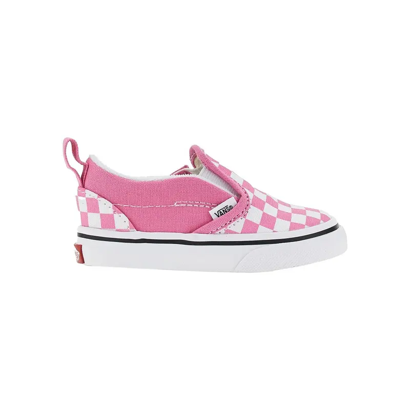 Sneakers Slip-On in tela a quadri