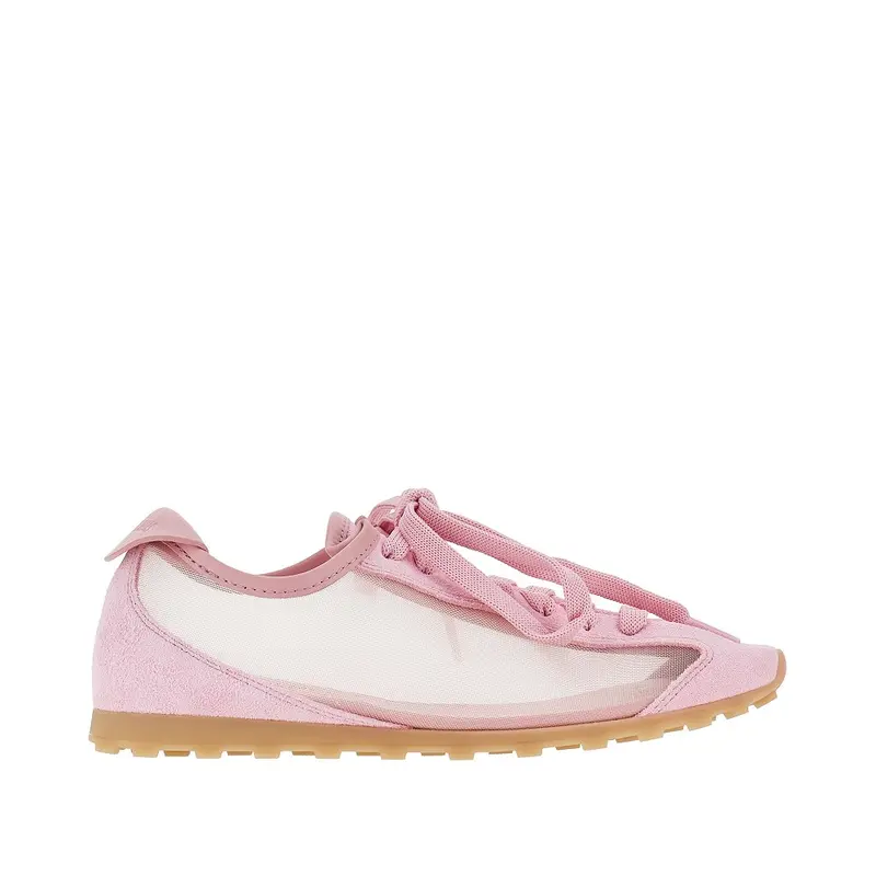 Sneakers 'Tennis' in mesh e nabuk
