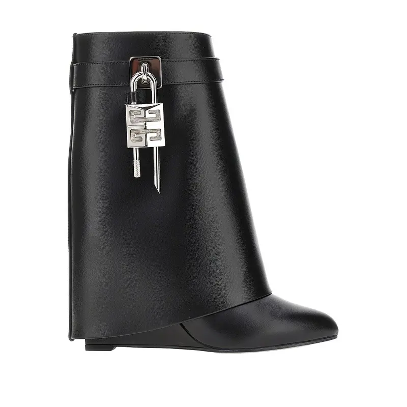 Stivaletti 'Shark Lock' in pelle