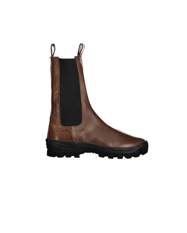 Stivaletto Chelsea pelle marrone