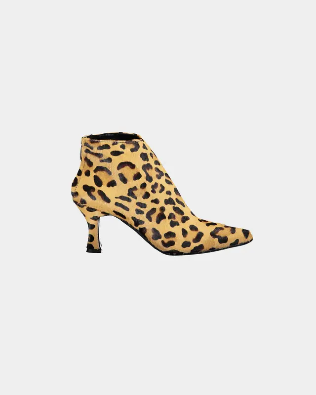 Stivaletto pelle di cavallino maculato