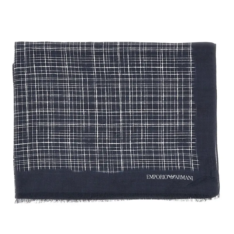 Stola in modal con motivo jacquard