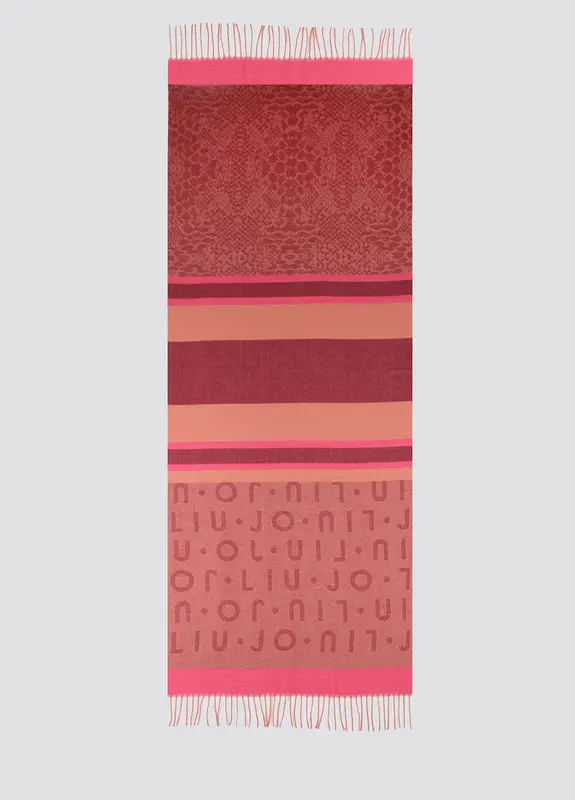 Stola Liu Jo jacquard / Rosa