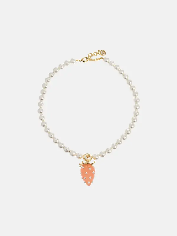 "Strawberry Necklace"