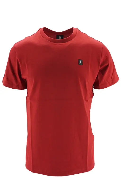T-Shirt in Cotone con Logo / Rosso