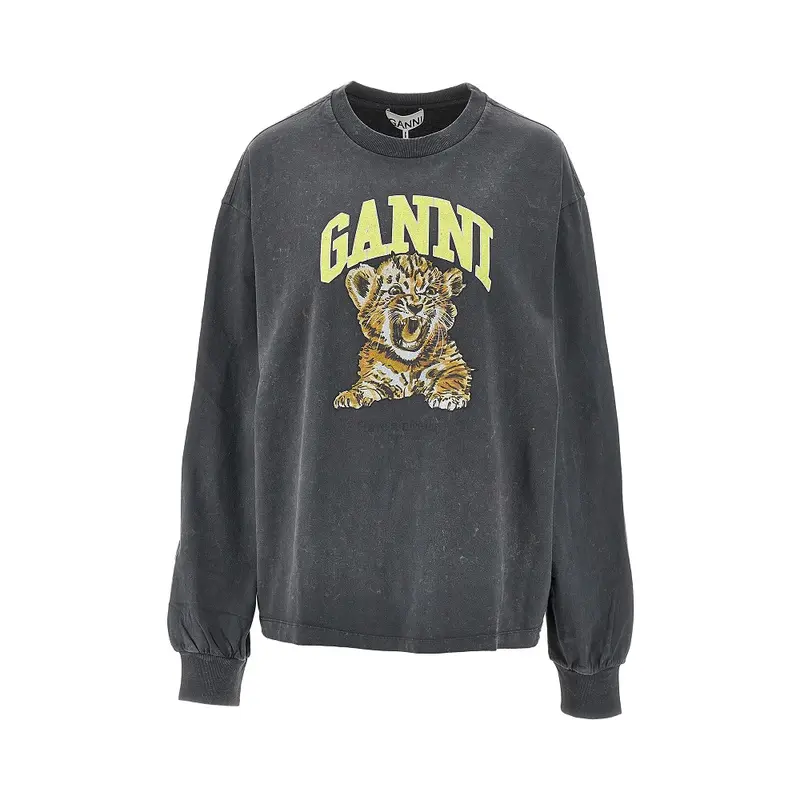 T-shirt in cotone con stampa 'Tiger'